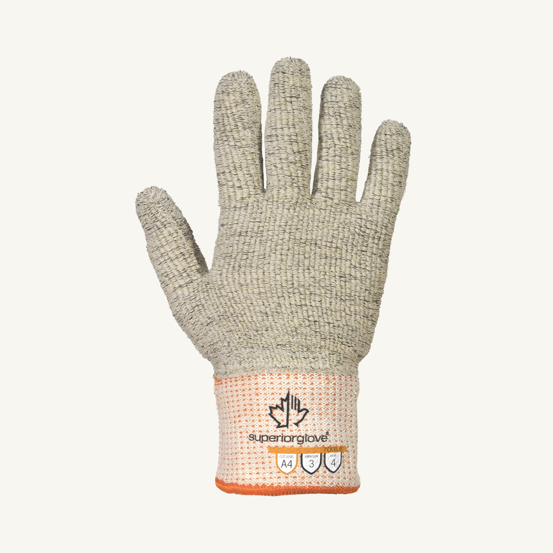 TCKVLO Superior® Contender™ Terry-Knit Cut Resistant Heat Safety Metal-Stamping Work Gloves